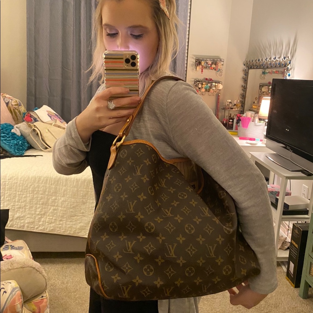Louis Vuitton Large Beautiful Shoulder Hobo Bag